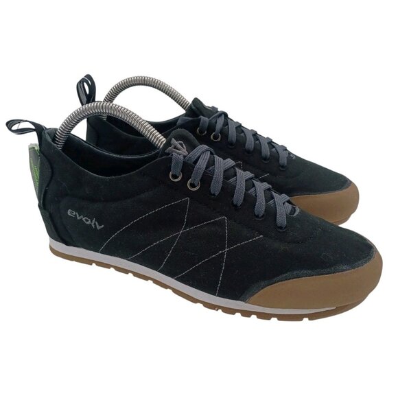 EVOLV 'Cruiser' Black Climbing All Purpose Shoes Sneakers Womens 8.5 Med w/Tags - Picture 1 of 9